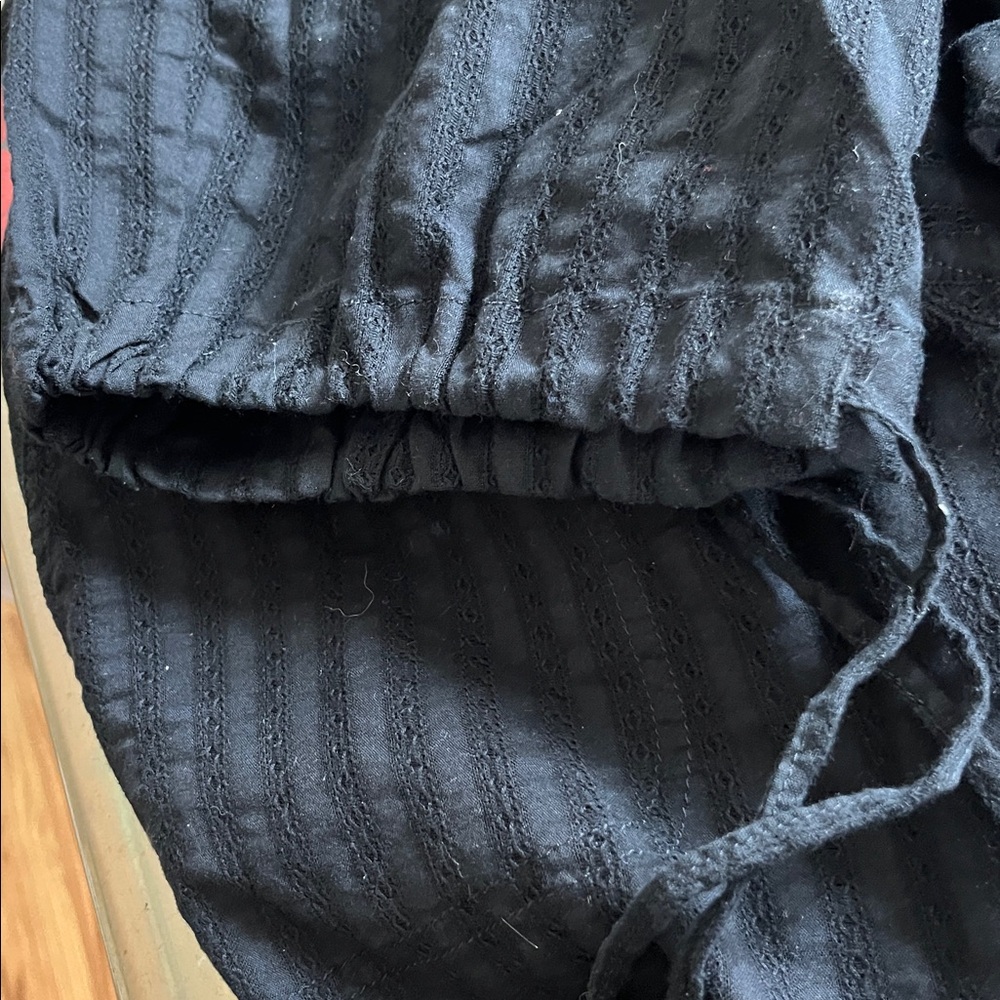 Black Drawstring Pants - Picture 8 of 8